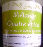 Mélange Quatre épices