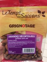 Amandes décortiquées