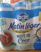 Lait matin leger note de coco