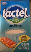 Lait demi-écrémé avec vitamine D