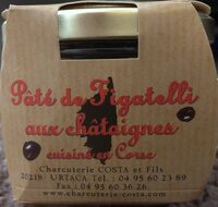 Paté de Figatelli aux Châtaignes