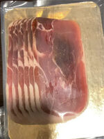 Trache de jambon sec fume