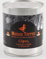 Cèpes cuisinés à l'Huile de Tournesol