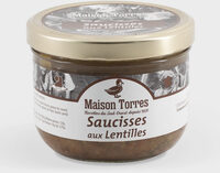 Saucisses aux lentilles