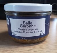 Terrine Végétale Lentilles, Épeautre et Cumin