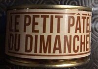 Le petit pâté du dimanche