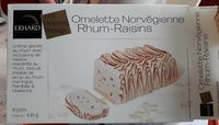 Omelette norvégienne rhum raisin