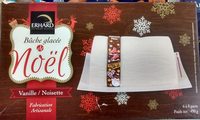 Bûche de Noël Vanille/Noisette