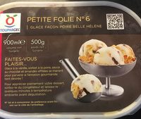 Glace facon poire belle helene