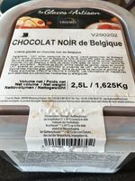 Crème glacéee au chocolat noir de Belgique
