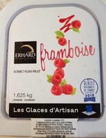 Sorbet plein fruit à la framboise