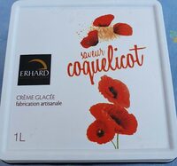 Crème glacée coquelicot