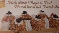 Bûche  glacée magie de noël