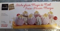 Bûche glacée fraise passion mangue
