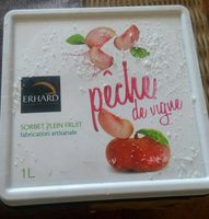 Sobret plein fruit pêche de vigne