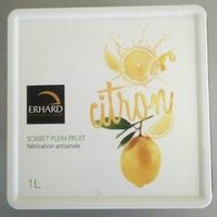 Sorbet Plein Fruit Citron