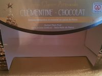Bûche glacée clémentine chocolat