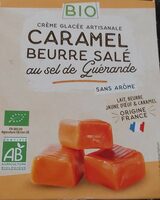 Glace caramel beurre salé bio