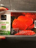 Sorbet bio fraise