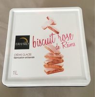 Creme glacee biscuit rose de Reims