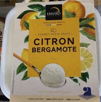 Sorbet plein fruit citron bergamote