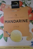Sorbet plein fruit mandarine
