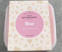 Crème glacée goût Rose