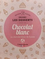 Crème glacée au chocolat blanc de Suisse