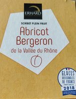 Sorbet plein fruit Abricot