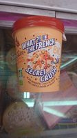 Glace cacahuète coulis de caramel mais soufflé