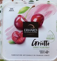 Sorbet pleint fruit griotte 45%