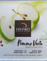 Sorbet plein fruit pomme verte