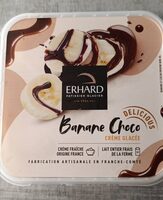 Glace banane chocolat