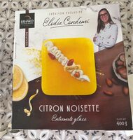 Entremet glacé citron noisette