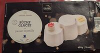 Bûche glacée yaourt myrtille