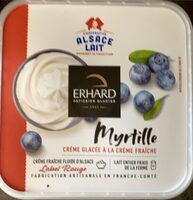 Creme glacee myrtille
