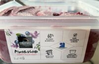 Sorbet myrtille violette