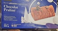 Bûche pâtissière Chocolat praliné