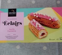 Éclairs vanille framboise