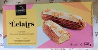 Eclairs vanille caramel au beurre salé