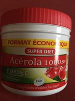 Acérola 1000 Bio Goût Fruits Rouges