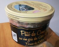 Pâte de campagne au vin gris des côtes de toul