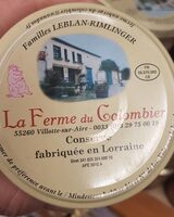 Pate de campagne a la myrtille