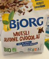 Muesli avoine chocolat