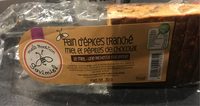 Pain d'épices tranché miel et pépites de chocolat