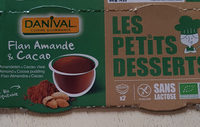 Flan Amande & Cacao Bio & Sans Gluten