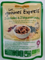 Les graines Express 2 céréales & légumineuses