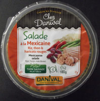 Salade à la Mexicaine - riz, thon & haricots rouges