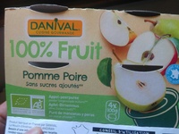 Compotes Pomme Poire Sans Sucres Ajoutés