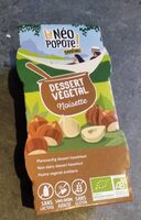 Dessert végétal noisette
